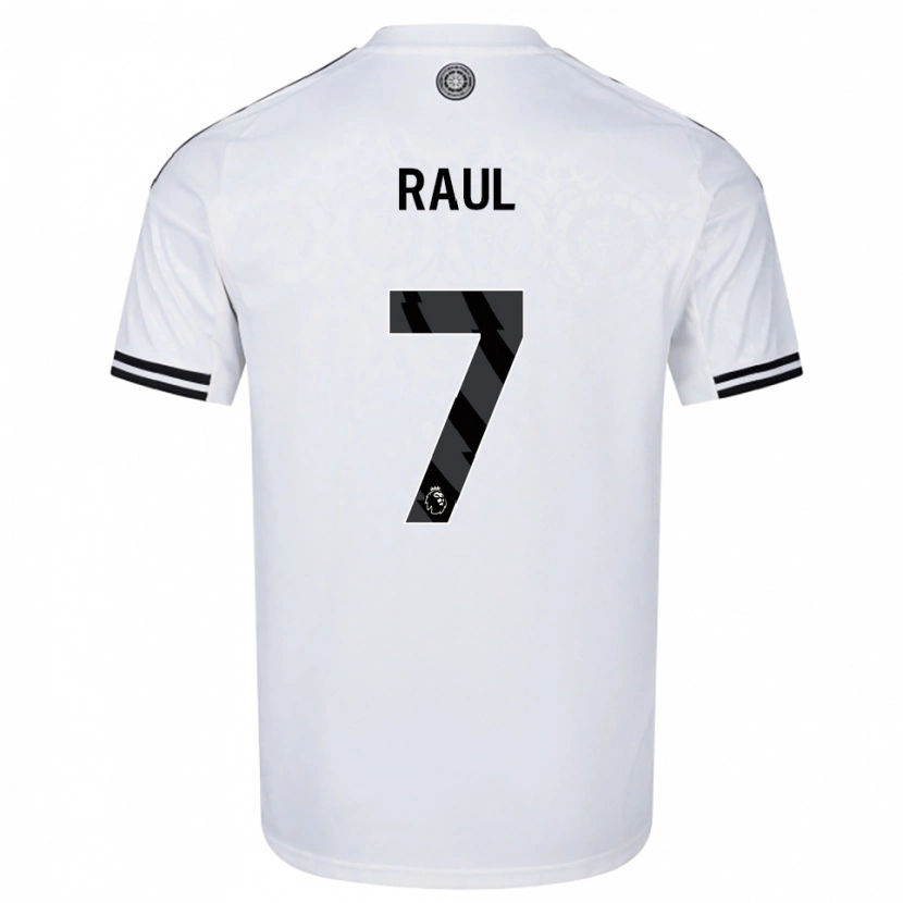 Danxen Men Raúl Jiménez #7 White Black Home Jersey 2025/26 T-Shirt