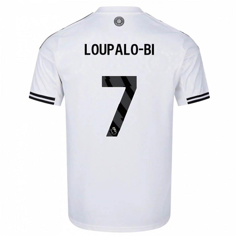 Danxen Men Aaron Loupalo-Bi #7 White Black Home Jersey 2025/26 T-Shirt