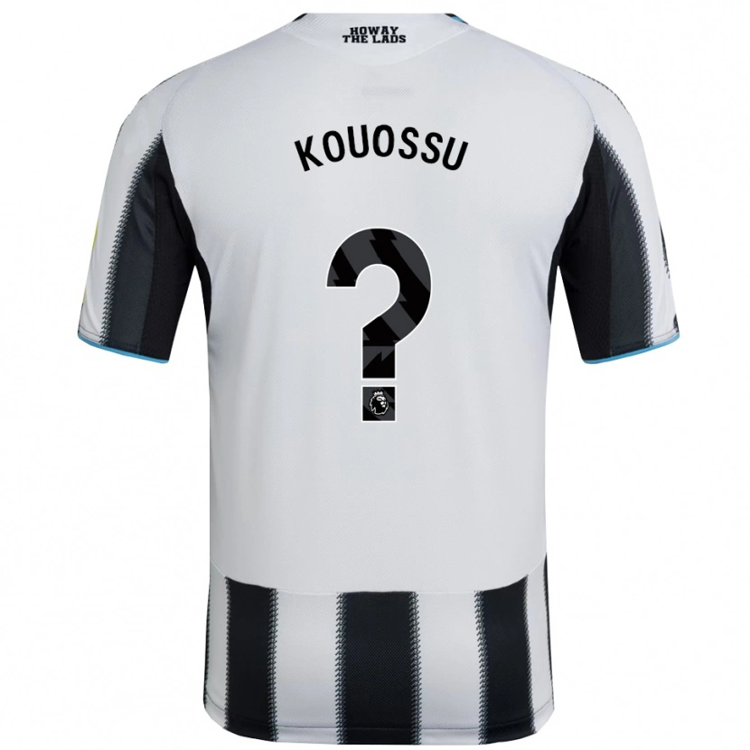 Danxen Men Jayden Kouossu #0 Black White Home Jersey 2025/26 T-Shirt