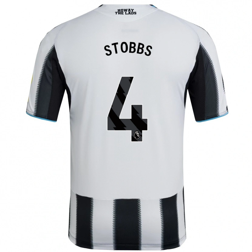 Danxen Men Amber-Keegan Stobbs #4 Black White Home Jersey 2025/26 T-Shirt