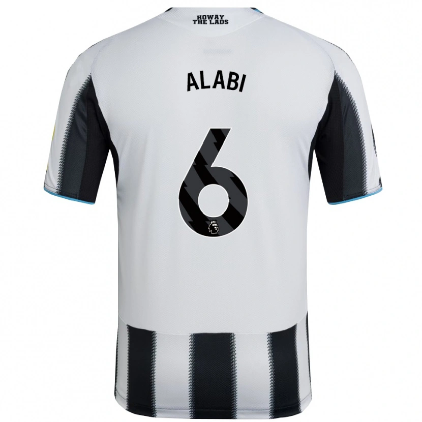 Danxen Men Sam Alabi #6 Black White Home Jersey 2025/26 T-Shirt
