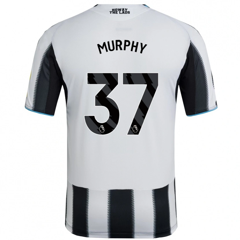 Danxen Men Alex Murphy #37 Black White Home Jersey 2025/26 T-Shirt