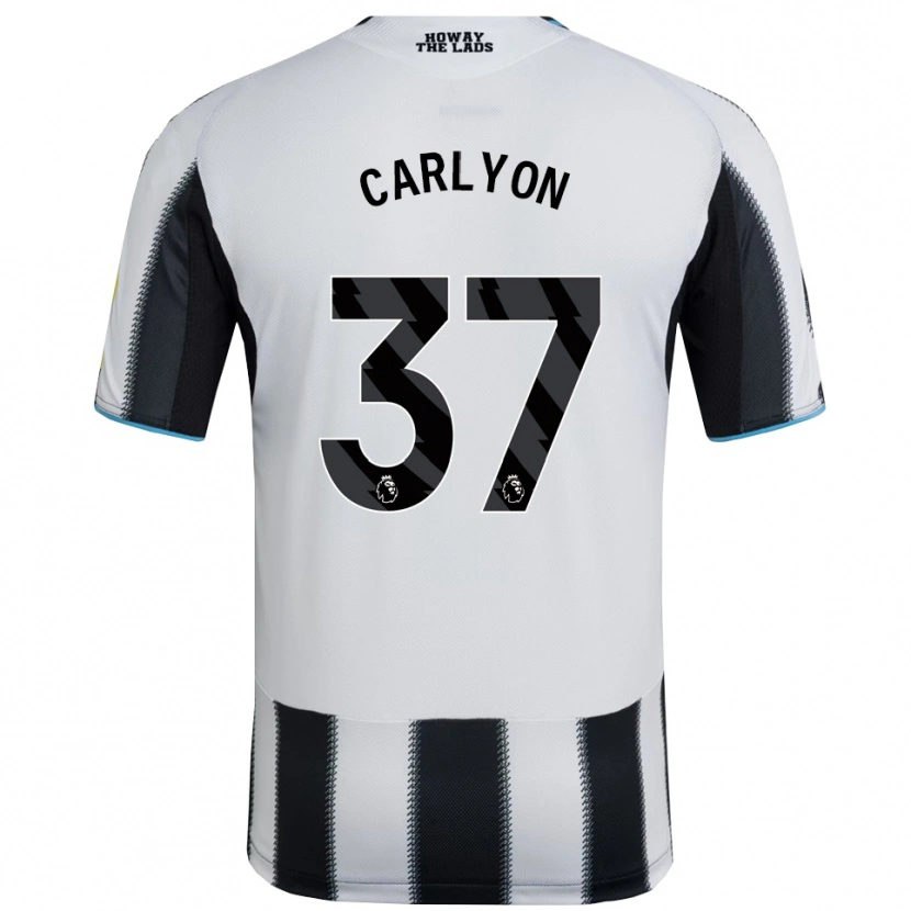 Danxen Men Nathan Carlyon #37 Black White Home Jersey 2025/26 T-Shirt