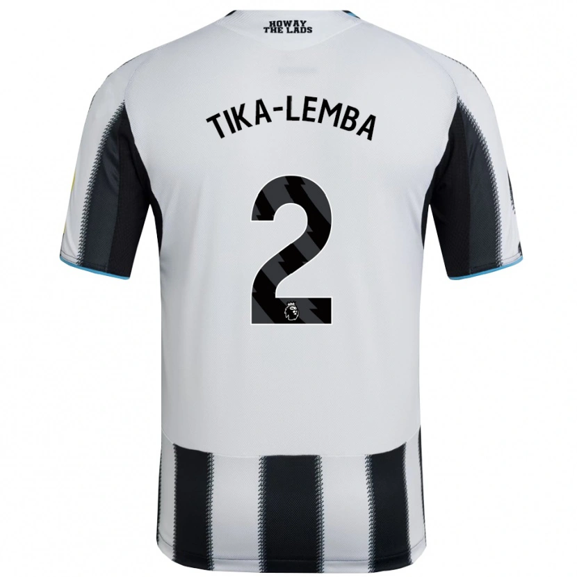 Danxen Men Ezra Tika-Lemba #2 Black White Home Jersey 2025/26 T-Shirt
