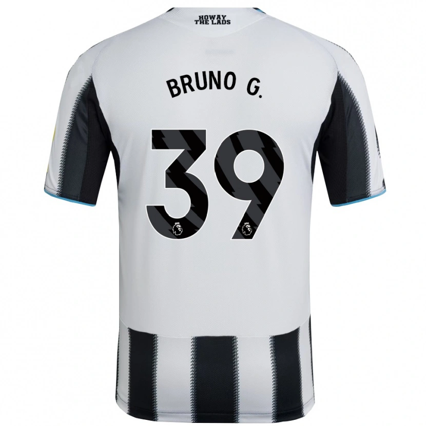 Danxen Men Bruno Guimarães #39 Black White Home Jersey 2025/26 T-Shirt