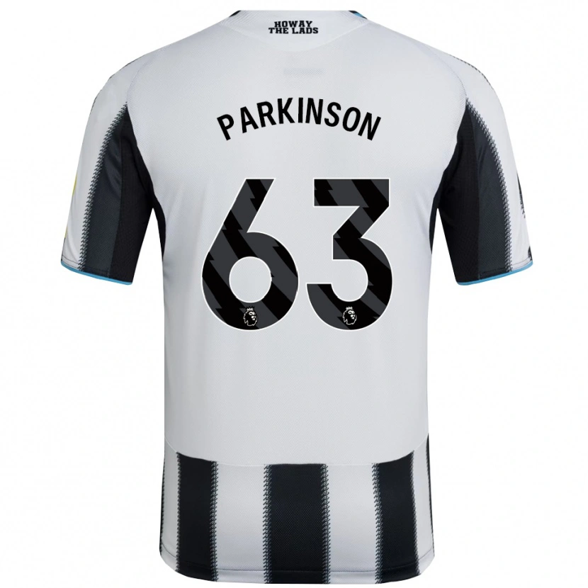 Danxen Men Ben Parkinson #63 Black White Home Jersey 2025/26 T-Shirt