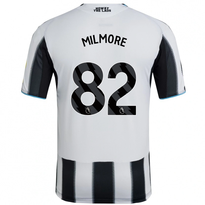 Danxen Men Carter Milmore #82 Black White Home Jersey 2025/26 T-Shirt