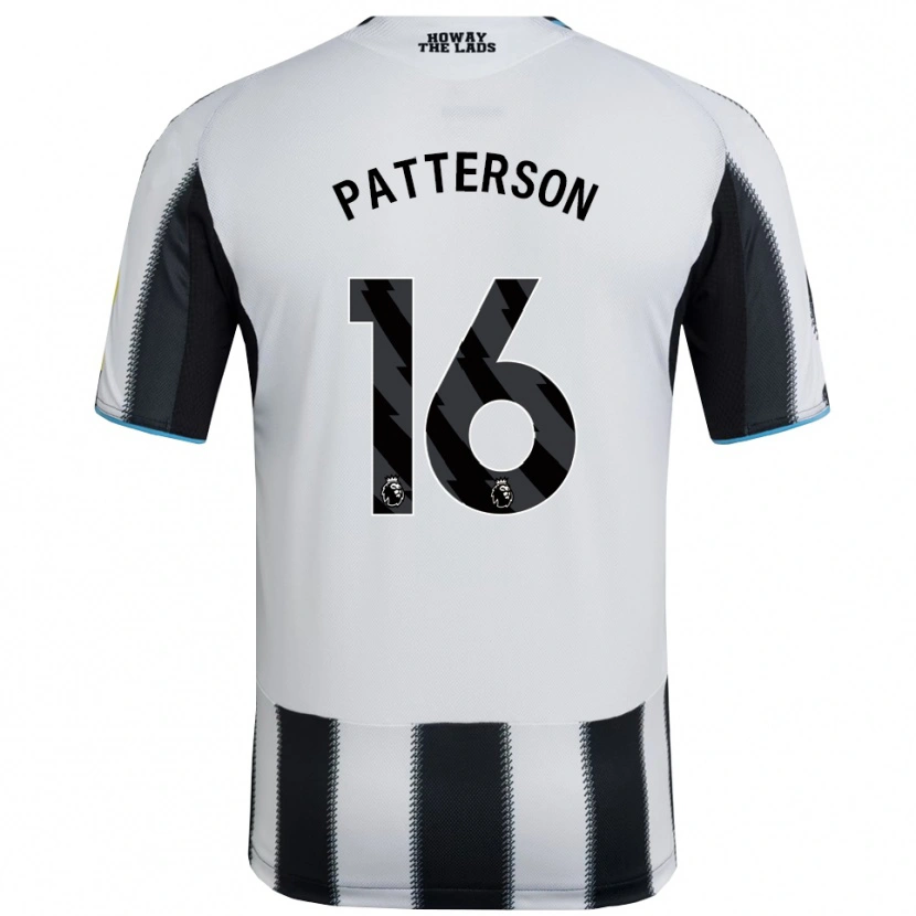 Danxen Men Jack Patterson #16 Black White Home Jersey 2025/26 T-Shirt
