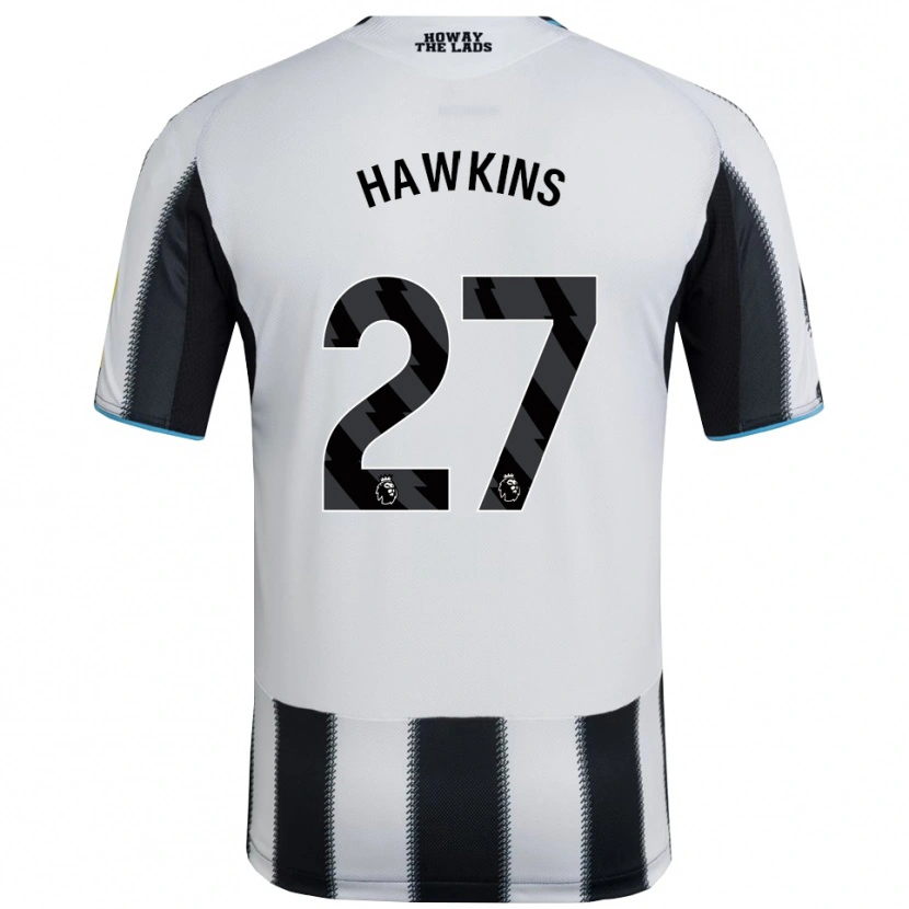 Danxen Men Hannah Hawkins #27 Black White Home Jersey 2025/26 T-Shirt