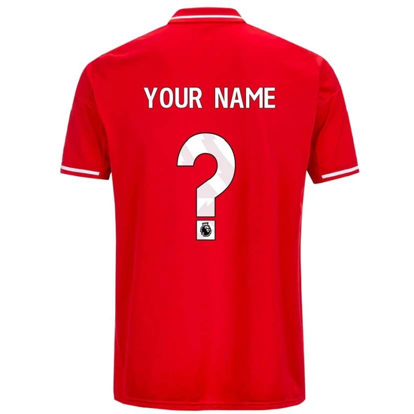 Danxen Men Your Name #0 Red White Home Jersey 2025/26 T-Shirt