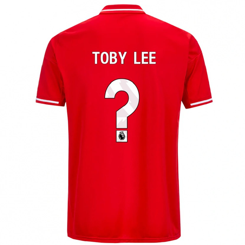 Danxen Men Toby Lee #0 Red White Home Jersey 2025/26 T-Shirt
