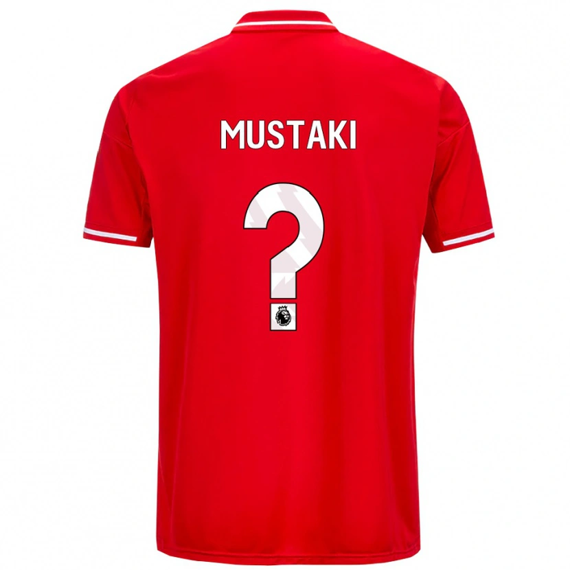 Danxen Men Chloe Mustaki #0 Red White Home Jersey 2025/26 T-Shirt