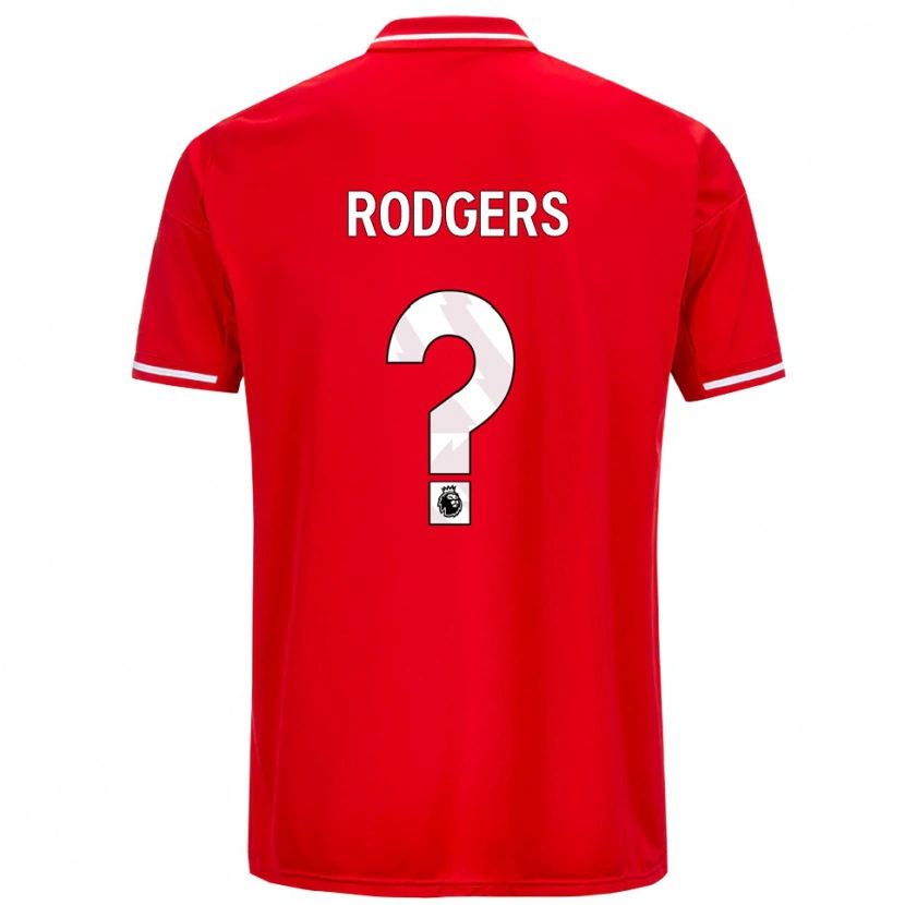 Danxen Men Amy Rodgers #0 Red White Home Jersey 2025/26 T-Shirt