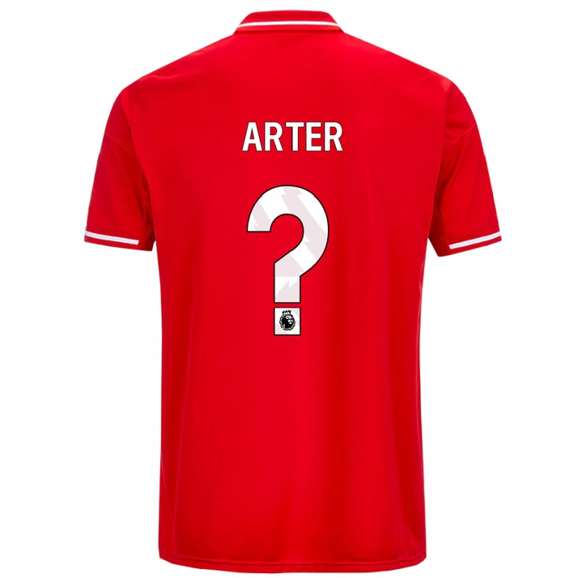 Danxen Men Harry Arter #0 Red White Home Jersey 2025/26 T-Shirt