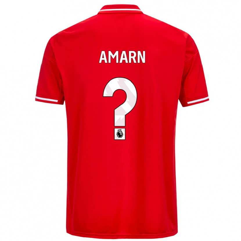 Danxen Men Amarn Robinson #0 Red White Home Jersey 2025/26 T-Shirt