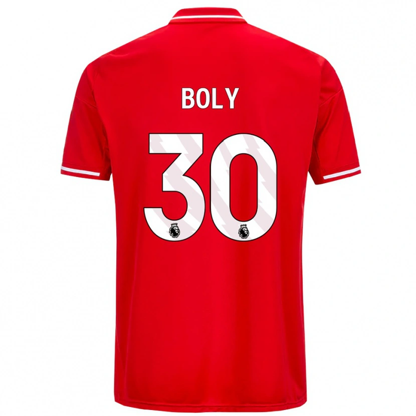 Danxen Men Willy Boly #30 Red White Home Jersey 2025/26 T-Shirt