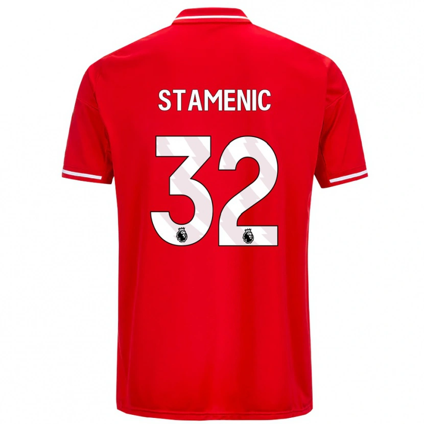 Danxen Men Marko Stamenic #32 Red White Home Jersey 2025/26 T-Shirt