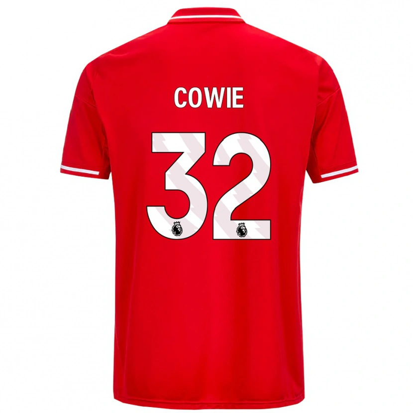 Danxen Men Abi Cowie #32 Red White Home Jersey 2025/26 T-Shirt