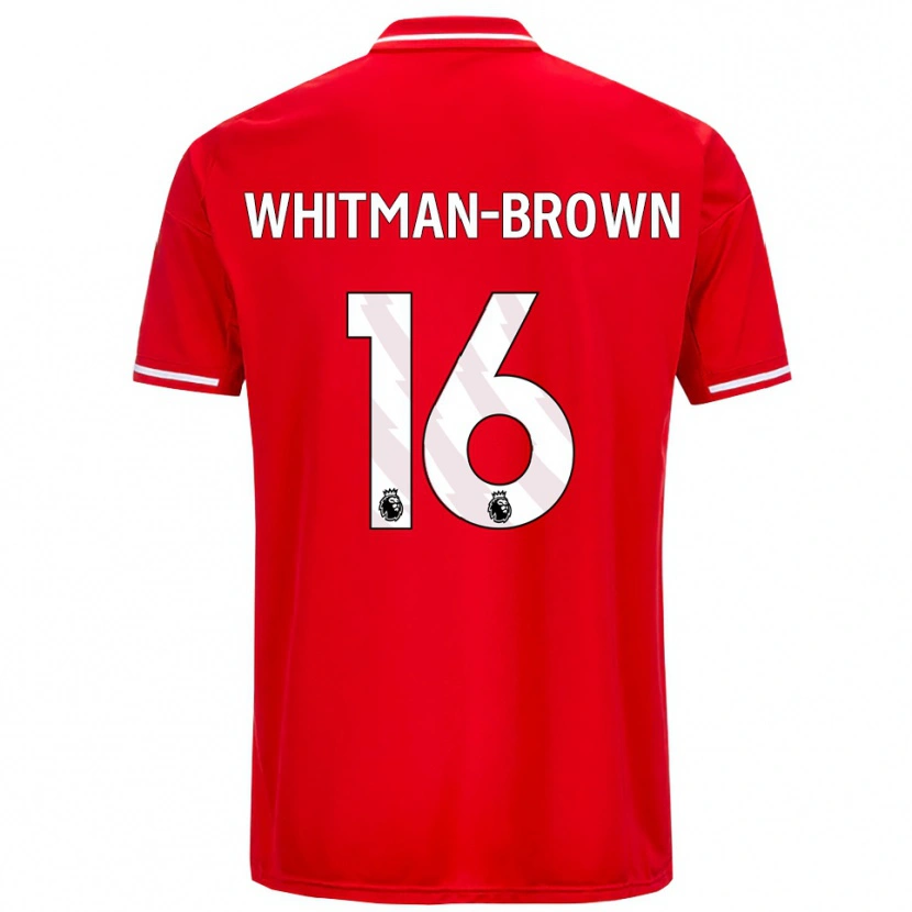 Danxen Men Chae Whitman-Brown #16 Red White Home Jersey 2025/26 T-Shirt