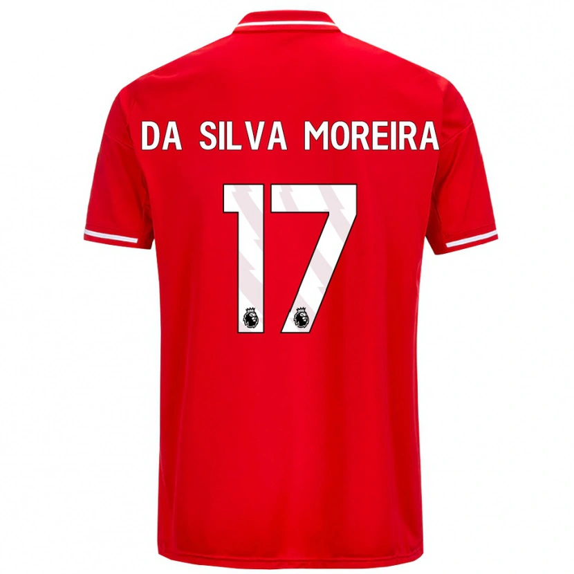 Danxen Men Eric Da Silva Moreira #17 Red White Home Jersey 2025/26 T-Shirt