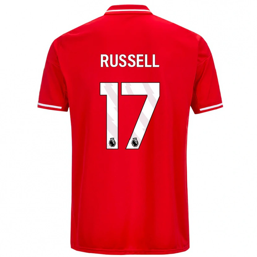 Danxen Men Blaine Russell #17 Red White Home Jersey 2025/26 T-Shirt