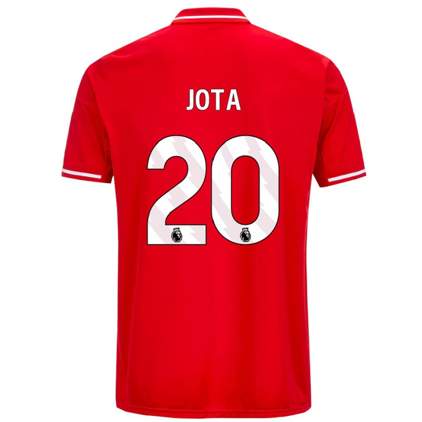 Danxen Men Jota Silva #20 Red White Home Jersey 2025/26 T-Shirt