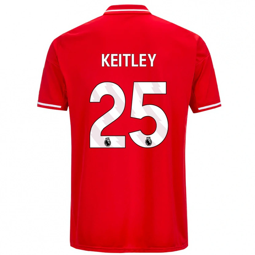 Danxen Men Alice Keitley #25 Red White Home Jersey 2025/26 T-Shirt