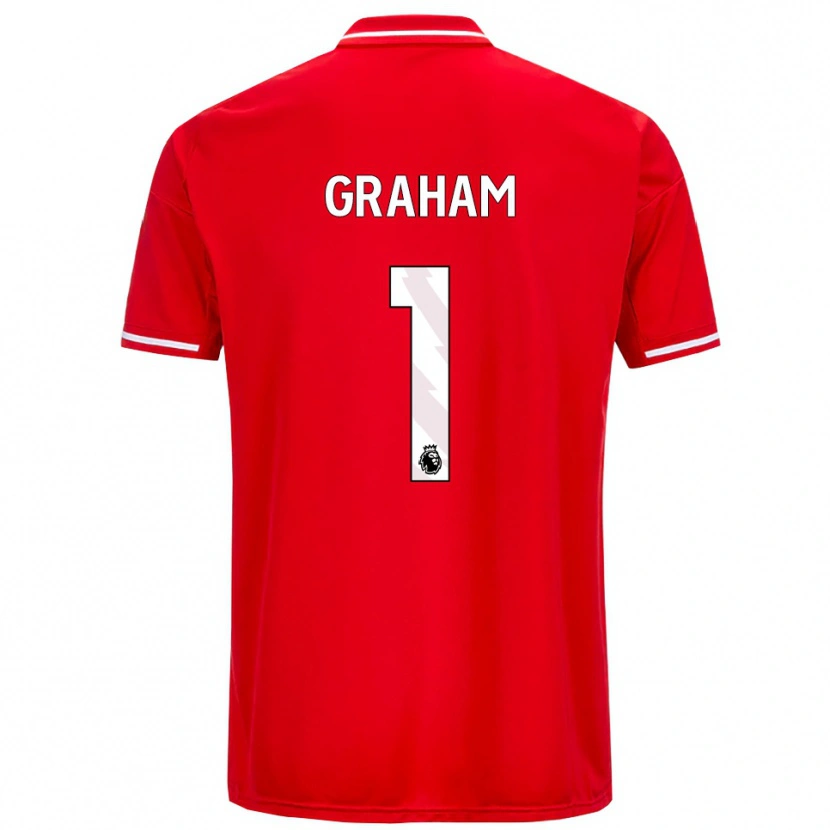 Danxen Men Ally Graham #1 Red White Home Jersey 2025/26 T-Shirt