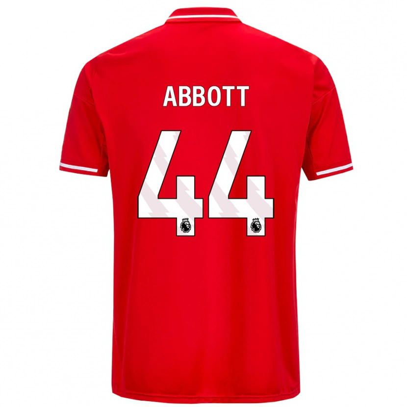 Danxen Men Zach Abbott #44 Red White Home Jersey 2025/26 T-Shirt