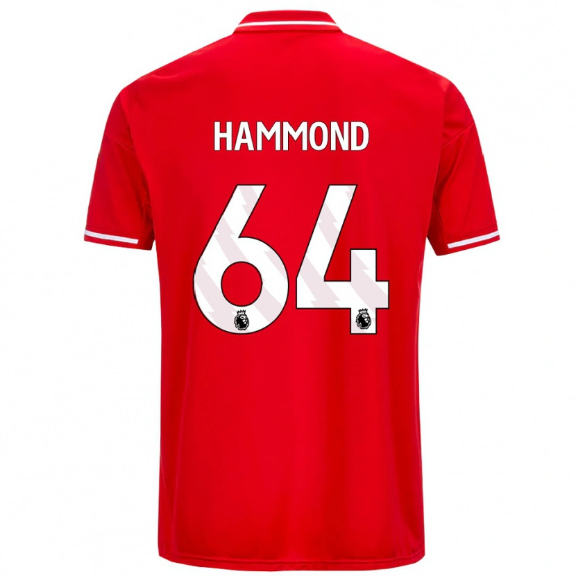 Danxen Men Ben Hammond #64 Red White Home Jersey 2025/26 T-Shirt