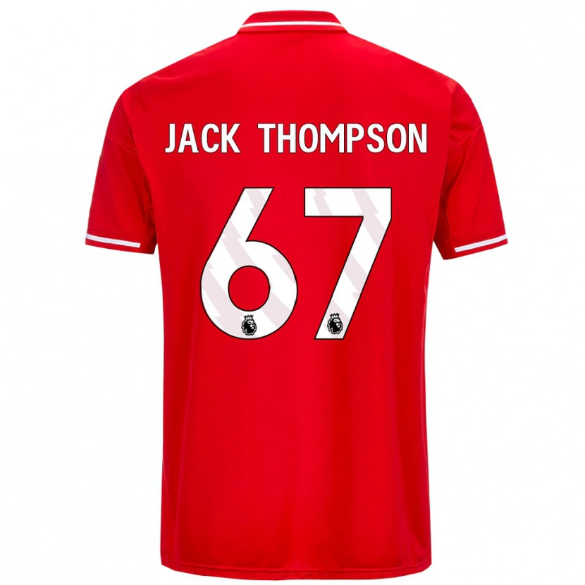 Danxen Men Jack Thompson #67 Red White Home Jersey 2025/26 T-Shirt