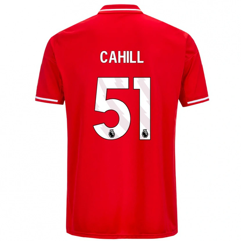 Danxen Men Shae Cahill #51 Red White Home Jersey 2025/26 T-Shirt