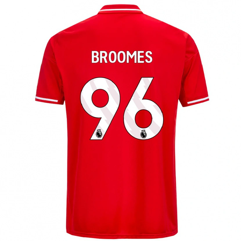 Danxen Men Ethan Broomes #96 Red White Home Jersey 2025/26 T-Shirt