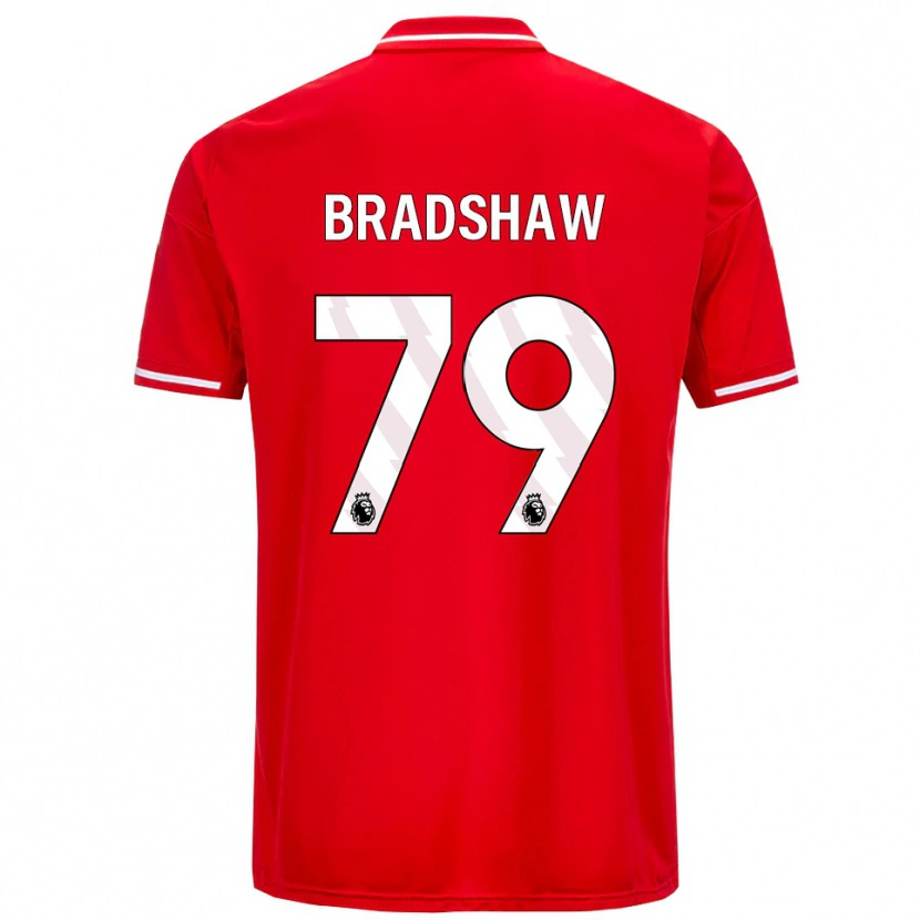 Danxen Men Alfie Bradshaw #79 Red White Home Jersey 2025/26 T-Shirt