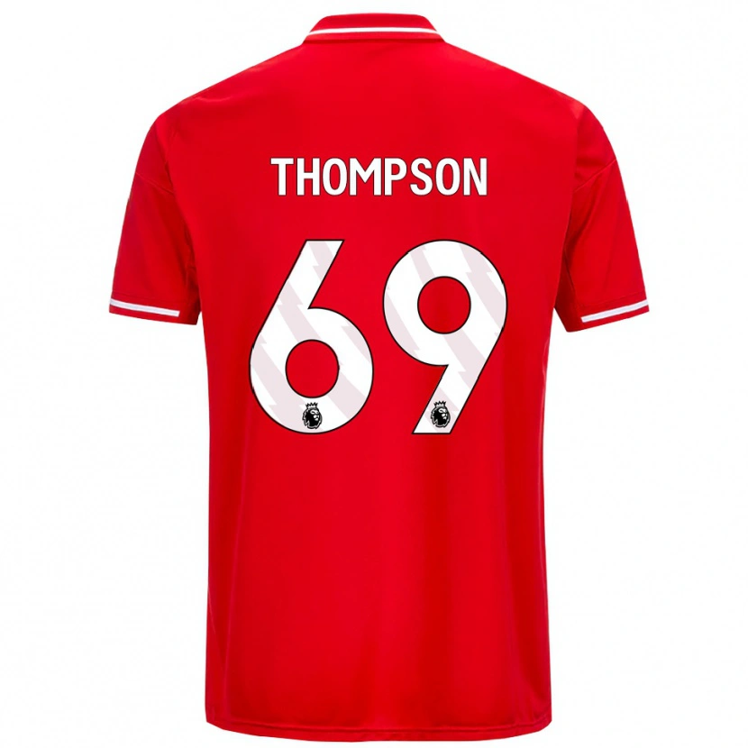 Danxen Men Kalum Thompson #69 Red White Home Jersey 2025/26 T-Shirt