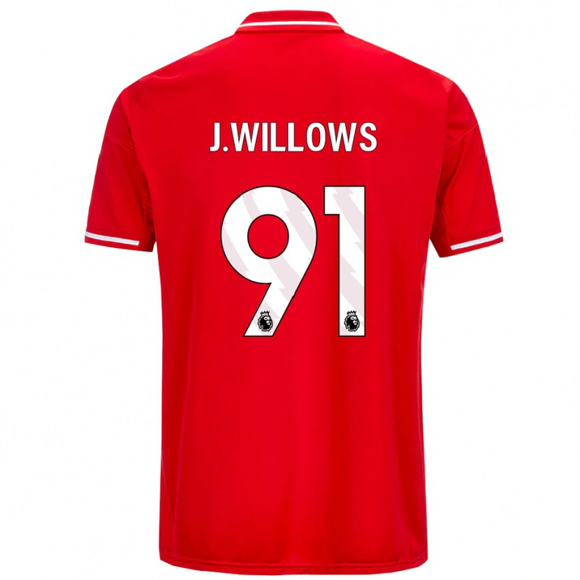 Danxen Men Jordan Willows #91 Red White Home Jersey 2025/26 T-Shirt