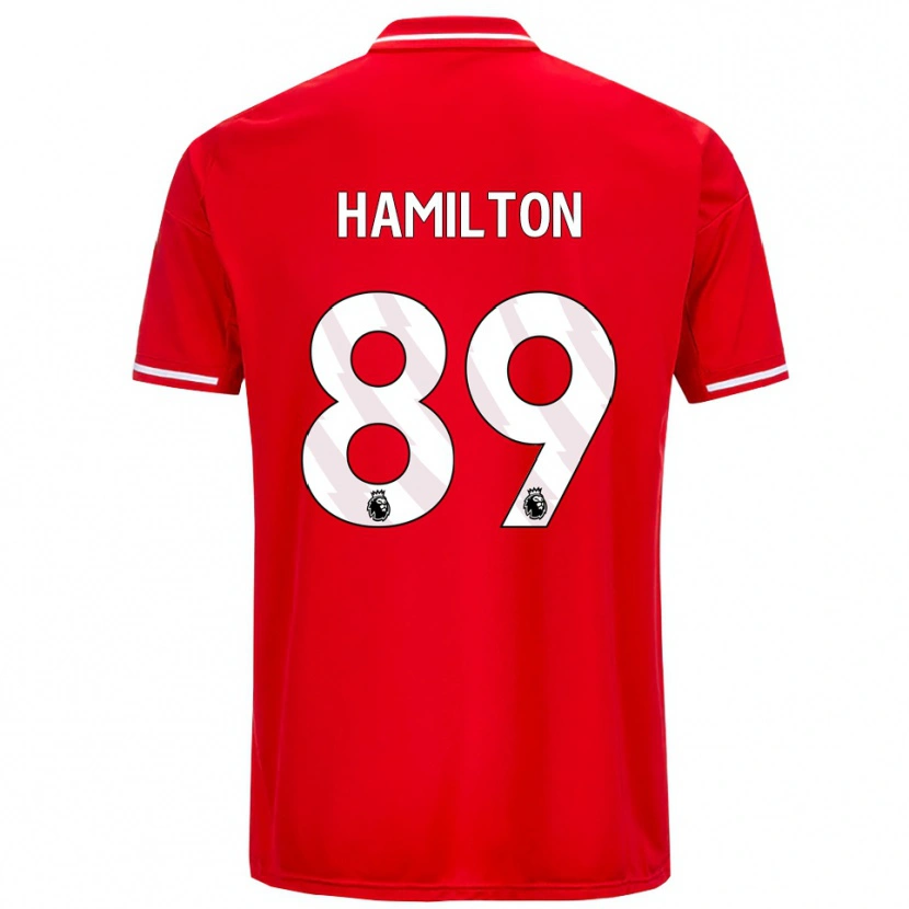 Danxen Men Scott Hamilton #89 Red White Home Jersey 2025/26 T-Shirt