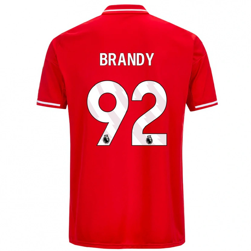 Danxen Men Taeneal Brandy #92 Red White Home Jersey 2025/26 T-Shirt