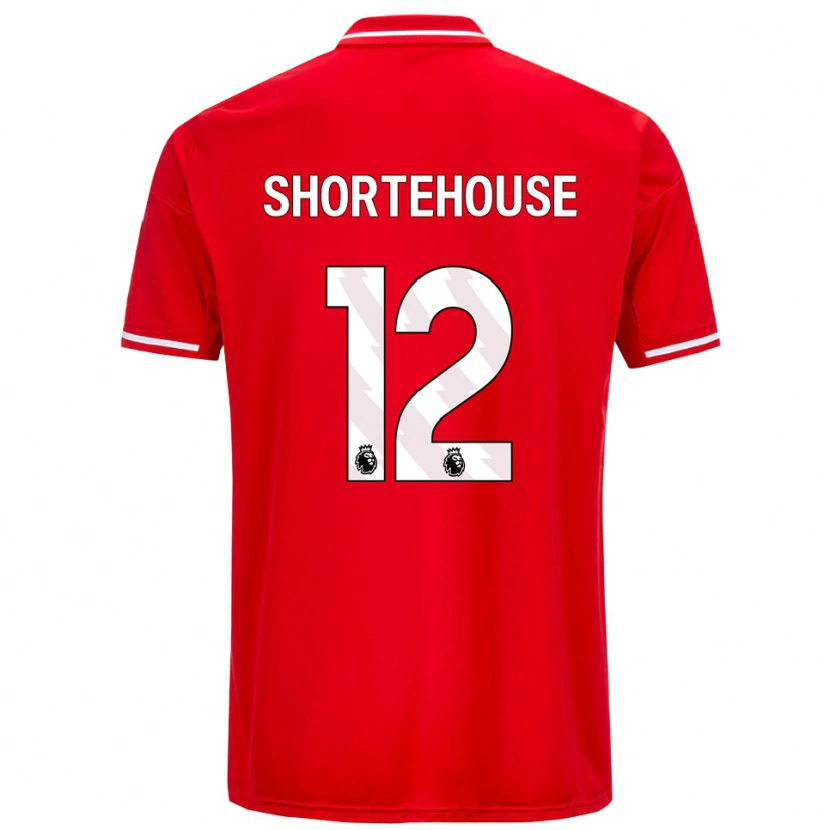 Danxen Men Michael Shortehouse #12 Red White Home Jersey 2025/26 T-Shirt