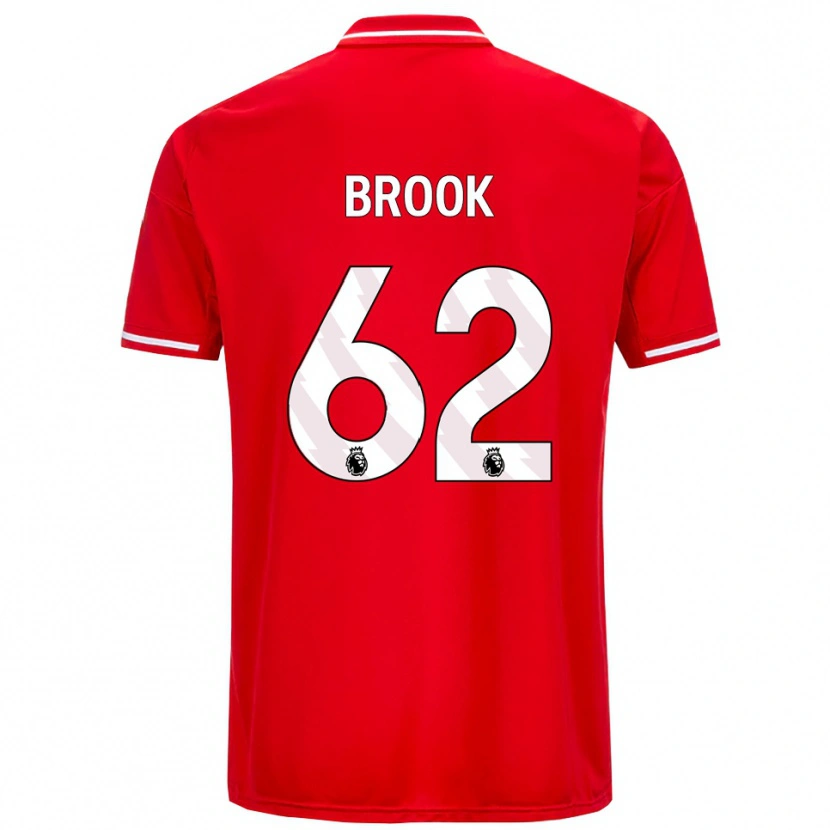 Danxen Men Will Brook #62 Red White Home Jersey 2025/26 T-Shirt
