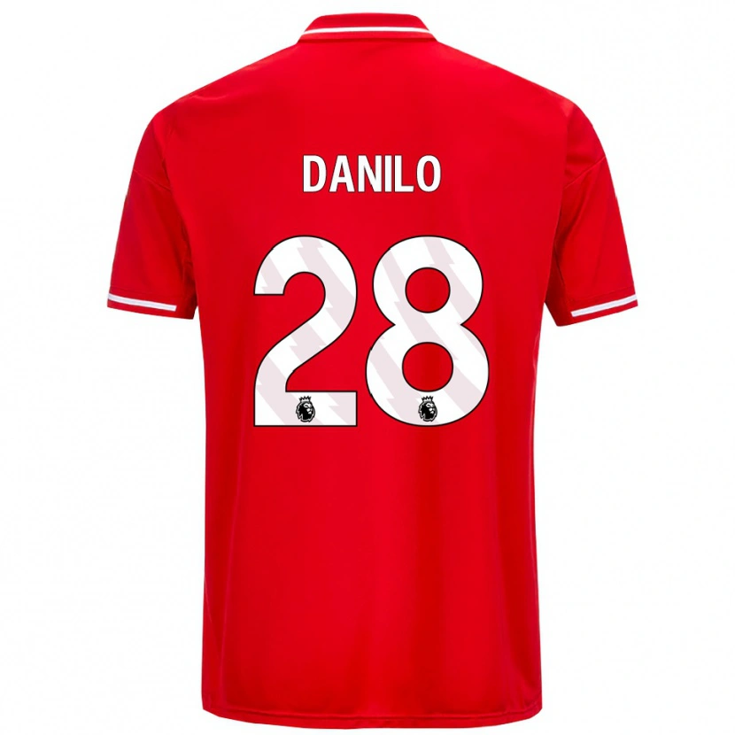 Danxen Men Danilo #28 Red White Home Jersey 2025/26 T-Shirt