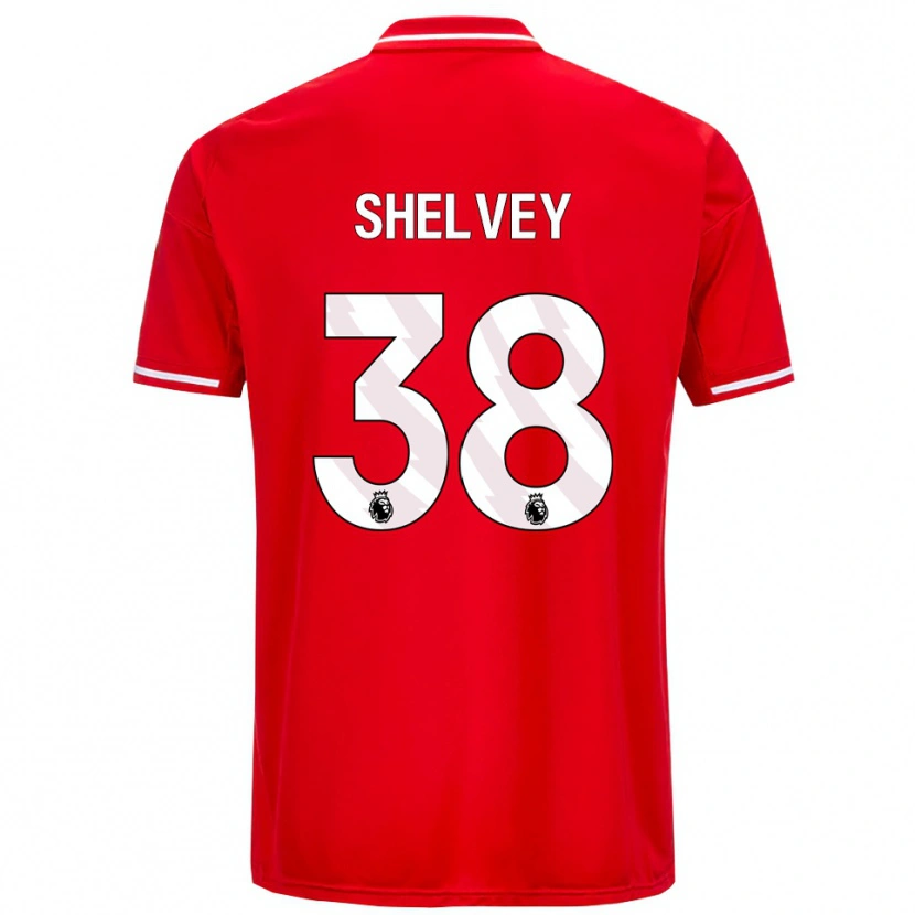 Danxen Men George Shelvey #38 Red White Home Jersey 2025/26 T-Shirt