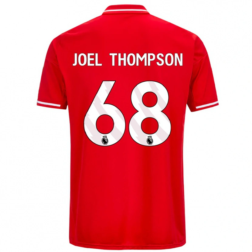 Danxen Men Joel Thompson #68 Red White Home Jersey 2025/26 T-Shirt