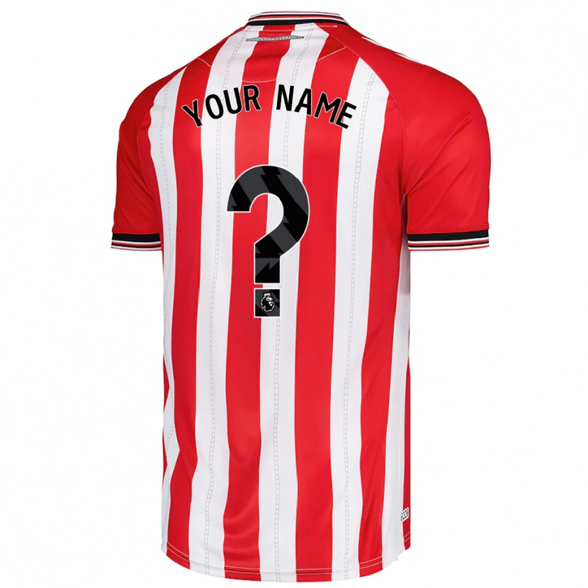 Danxen Men Your Name #0 Red White Home Jersey 2025/26 T-Shirt