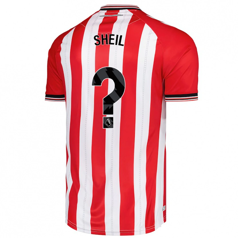 Danxen Men Tom Sheil #0 Red White Home Jersey 2025/26 T-Shirt