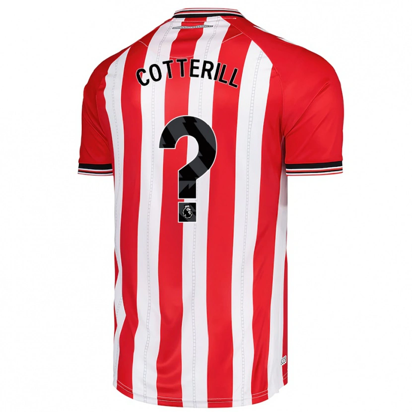 Danxen Men Jamie Cotterill #0 Red White Home Jersey 2025/26 T-Shirt