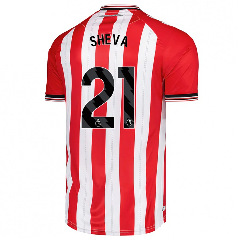 Danxen Men Marissa Sheva #21 Red White Home Jersey 2025/26 T-Shirt