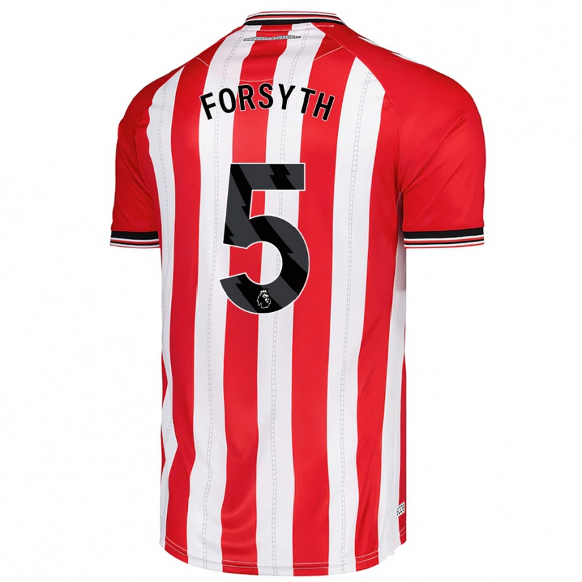 Danxen Men Charlie Hamilton-Forsyth #5 Red White Home Jersey 2025/26 T-Shirt