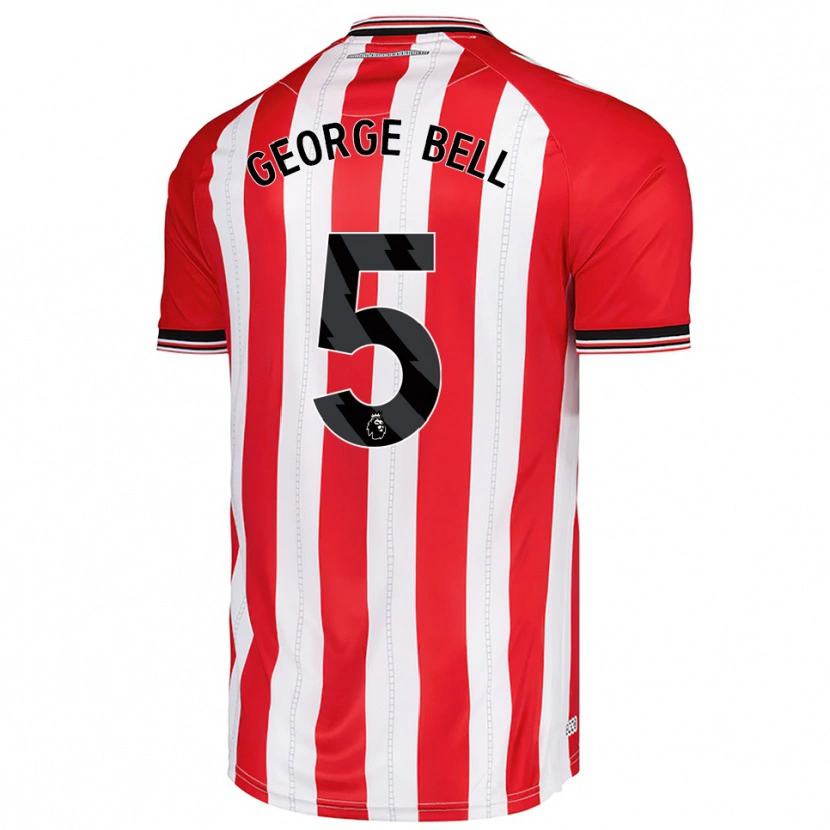 Danxen Men George Bell #5 Red White Home Jersey 2025/26 T-Shirt