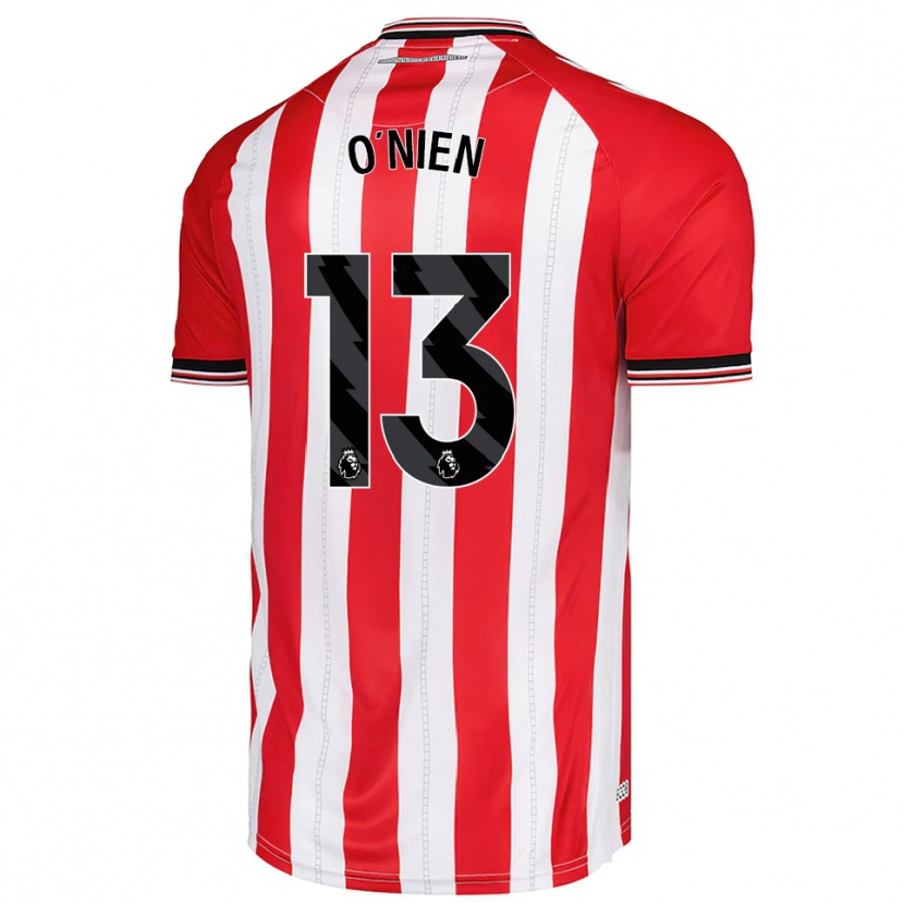 Danxen Men Luke O'nien #13 Red White Home Jersey 2025/26 T-Shirt